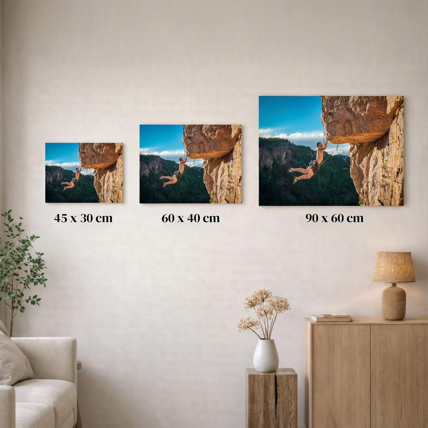 Gepersonaliseerde canvasprint – Klassiek en krachtig